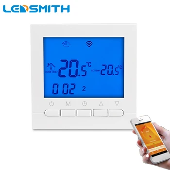 Digital Programmable Heating Thermostat WiFi Smart Thermostat Temperature Controller For Electric Boiler Heating
Digital Programmable Heating Thermostat WiFi Smart Thermostat Temperature Controller For Electric Boiler Heating