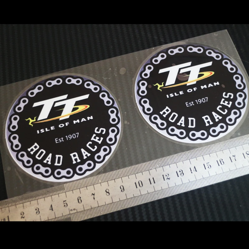 2PCS moto car Styling Decals For TT Isle of Man Chain round icon Reflective sticker
2PCS moto car Styling Decals For TT Isle of Man Chain round icon Reflective sticker