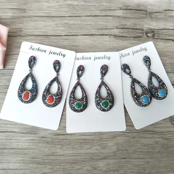 5Pairs Pave multicolour Crystal Rhinestone And Faceted Stone Drop dangle earrings for Women Fashion Jewelry ER550
5Pairs Pave multicolour Crystal Rhinestone And Faceted Stone Drop dangle earrings for Women Fashion Jewelry ER550