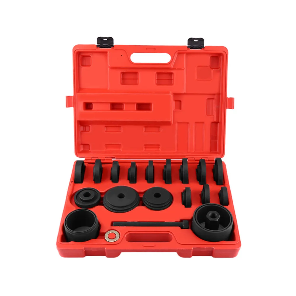 23pcs Car Bearing Removal Installation Tools Front Wheel Drive Adapters Bearing Remover and Installer Repairing Tools Kit
23pcs Car Bearing Removal Installation Tools Front Wheel Drive Adapters Bearing Remover and Installer Repairing Tools Kit