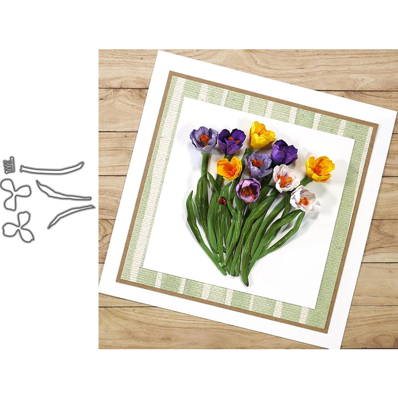 Crocus Metal Cutting Dies Stencil for DIY Scrapbooking Holiday Card Decoration New 2019 Diecut DIY Cutting Dies
Crocus Metal Cutting Dies Stencil for DIY Scrapbooking Holiday Card Decoration New 2019 Diecut DIY Cutting Dies