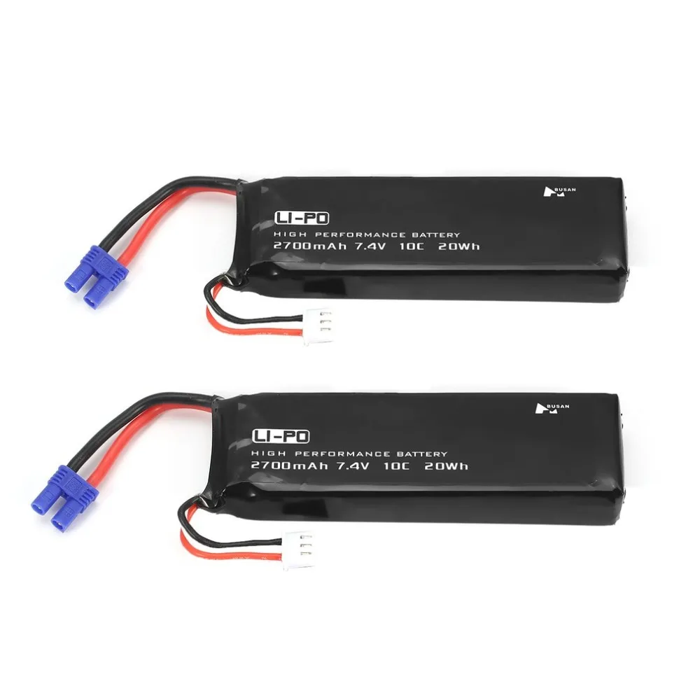 2 in 1 Balance Charger 7.4V 2700mAh 10C Li-po Battery for RC Drone Spare Parts for Hubsan H501S H501M H501A H501C RC Quadcopter
2 in 1 Balance Charger 7.4V 2700mAh 10C Li-po Battery for RC Drone Spare Parts for Hubsan H501S H501M H501A H501C RC Quadcopter