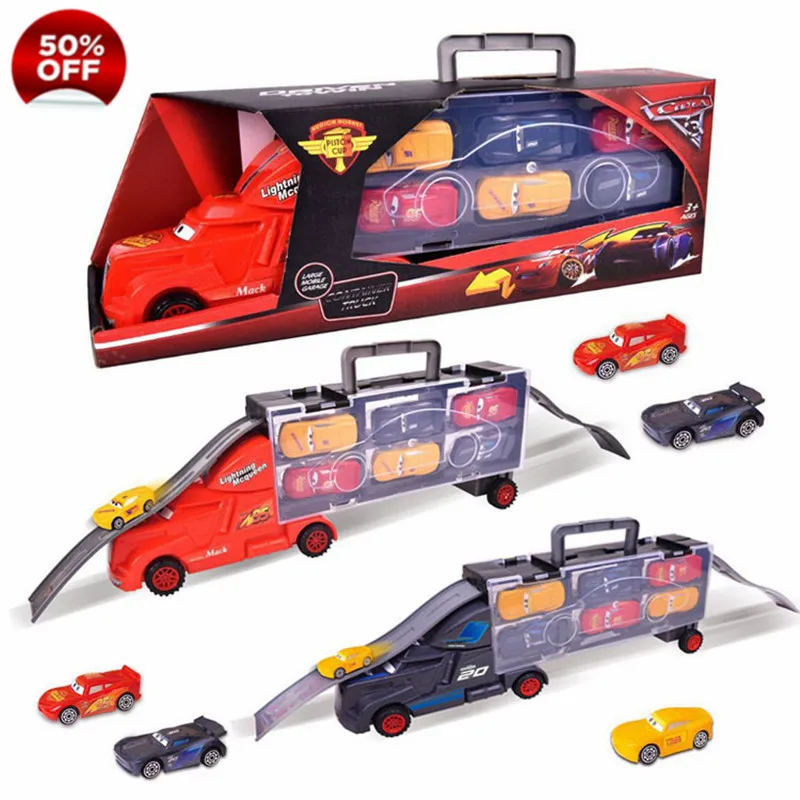 7 шт. "тачки 3 Lightning McQueen Джексон Storm Мак дядя грузовик 1:55 литья под давлением