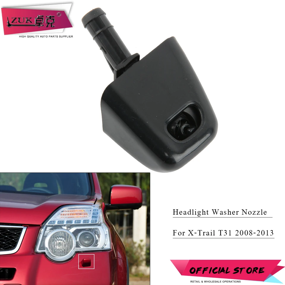 ZUK Car Headlight Headlamp Washer Nozzle Head Lamp Light Water Spray Jet For Nissan X-Trail Xtrail II 2 T31 2008-2013 Base Color
ZUK Car Headlight Headlamp Washer Nozzle Head Lamp Light Water Spray Jet For Nissan X-Trail Xtrail II 2 T31 2008-2013 Base Color