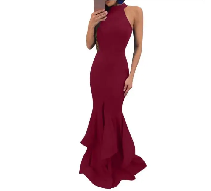 Fedex 50pcs Fashion Women Long Evening Party Dress Sexy Halter Off Shoulder Split Bodycon Maxi Dresses Elegant Ruffles Dress Rob
Fedex 50pcs Fashion Women Long Evening Party Dress Sexy Halter Off Shoulder Split Bodycon Maxi Dresses Elegant Ruffles Dress Rob
