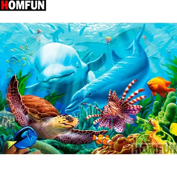 HOMFUN Full Square/Round Drill 5D DIY Diamond Painting "Turtle dolphin" 3D Embroidery Cross Stitch 5D Home Decor A13740
HOMFUN Full Square/Round Drill 5D DIY Diamond Painting "Turtle dolphin" 3D Embroidery Cross Stitch 5D Home Decor A13740