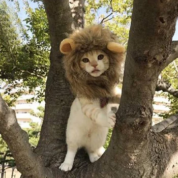 Funny Cute Pet Costume Cosplay Lion Mane Wig Cap Hat for Dog Cat Halloween Xmas Clothes Fancy Dress with Ears Autumn Winter
Funny Cute Pet Costume Cosplay Lion Mane Wig Cap Hat for Dog Cat Halloween Xmas Clothes Fancy Dress with Ears Autumn Winter