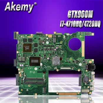 Akemy G771JW Laptop motherboard For Asus G771JM G771JW G771J G771 Test original mainboard I7-4710HQ/4720HQ GTX950M/GTX960M
Akemy G771JW Laptop motherboard For Asus G771JM G771JW G771J G771 Test original mainboard I7-4710HQ/4720HQ GTX950M/GTX960M