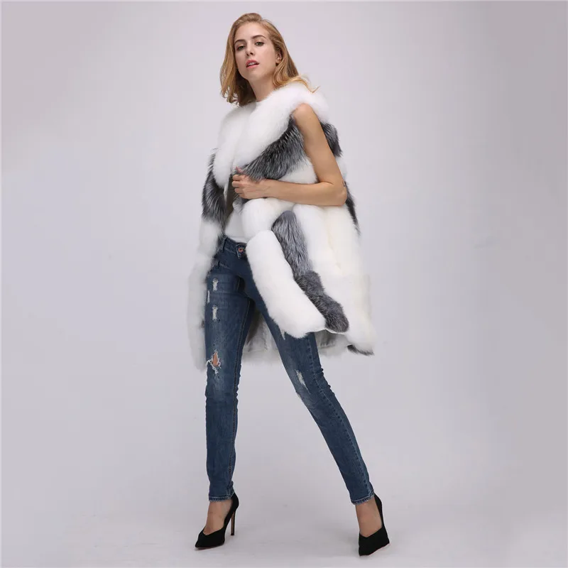 Faux Fur Coat Women Silver Fox White Fur Jacket 2019 New Autumn Winter S-4XL Plus Size Sleeveless Pocket Slim Coat Feminina JD54
Faux Fur Coat Women Silver Fox White Fur Jacket 2019 New Autumn Winter S-4XL Plus Size Sleeveless Pocket Slim Coat Feminina JD54