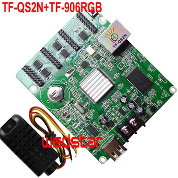 TF-QS2N+TF-906RGB Temperature & Humidity Sensor 256*128 4*HUB75E USB+Ethernet full color asynchronous LED control card
TF-QS2N+TF-906RGB Temperature & Humidity Sensor 256*128 4*HUB75E USB+Ethernet full color asynchronous LED control card