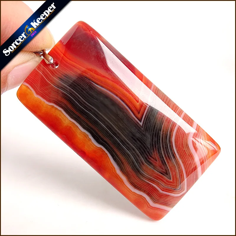 Men's Fashion Red & Black Natural Botswana Onyx Agates Stone Pendants for Rectangle Charm Jewelry Making Good Quality ZS068
Men's Fashion Red & Black Natural Botswana Onyx Agates Stone Pendants for Rectangle Charm Jewelry Making Good Quality ZS068