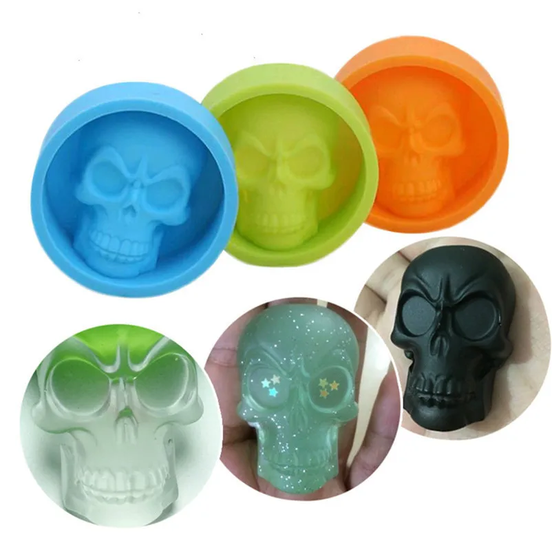 Pop Halloween 3D Skull cake tools silicone Mold Chocolate Fondant Cake Making Baking Mould Cake Pastry Kitchen supplies S24
Pop Halloween 3D Skull cake tools silicone Mold Chocolate Fondant Cake Making Baking Mould Cake Pastry Kitchen supplies S24