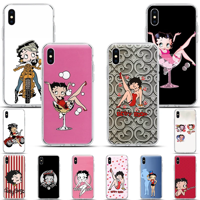 Betty Boop fashion style art SOFT TPU Phone Case for iphone 11 11Pro Max X XR XS 8 7 6s plus 5s Transparent Silicone cases cover
Betty Boop fashion style art SOFT TPU Phone Case for iphone 11 11Pro Max X XR XS 8 7 6s plus 5s Transparent Silicone cases cover