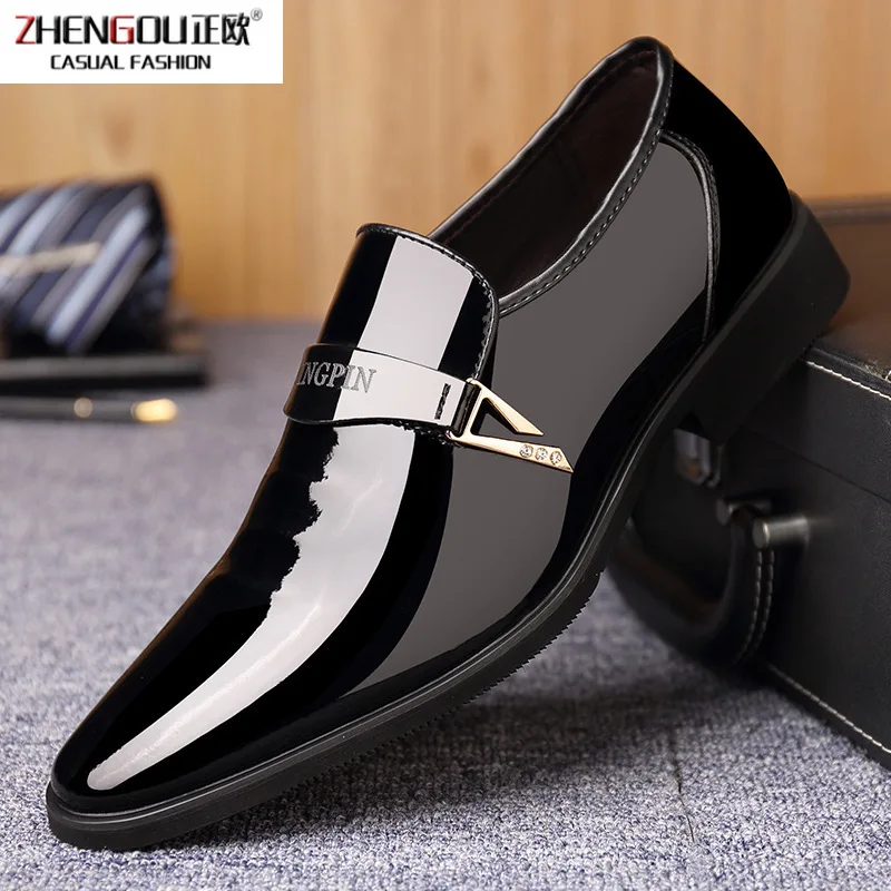 zhengouMale Shoe Sharp Pearlite Layer Patent Business Affairs Correct Dress Within Increase Man Leather Marriage Shoes
zhengouMale Shoe Sharp Pearlite Layer Patent Business Affairs Correct Dress Within Increase Man Leather Marriage Shoes