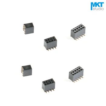 100Pcs 1.27mm Pitch Vertical SMD SMT Double Row 4.3mm Female PTH Pin Header For Arduino 2x2P 2x3P 2x4P 2x5P
100Pcs 1.27mm Pitch Vertical SMD SMT Double Row 4.3mm Female PTH Pin Header For Arduino 2x2P 2x3P 2x4P 2x5P