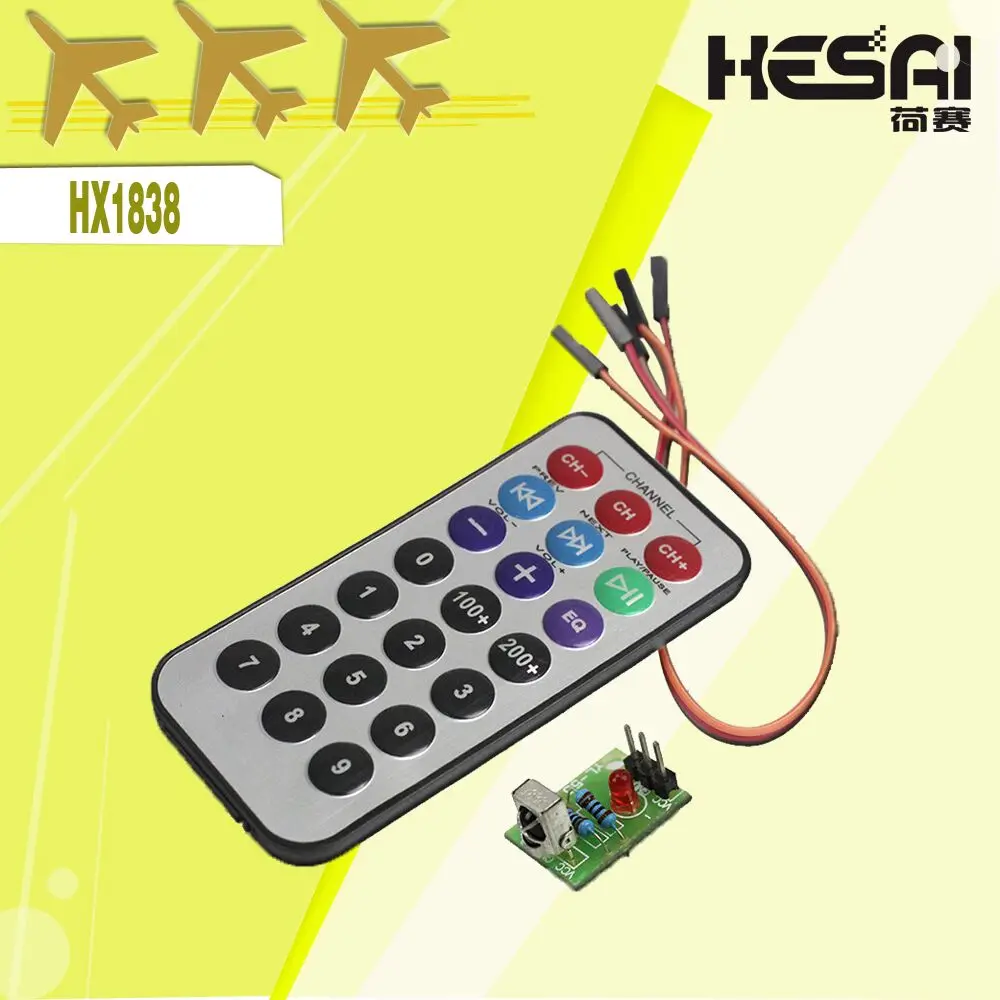 Smart Electronics Infrared IR Wireless Remote Control Module Kits HX1838 For Diy Kit
Smart Electronics Infrared IR Wireless Remote Control Module Kits HX1838 For Diy Kit
