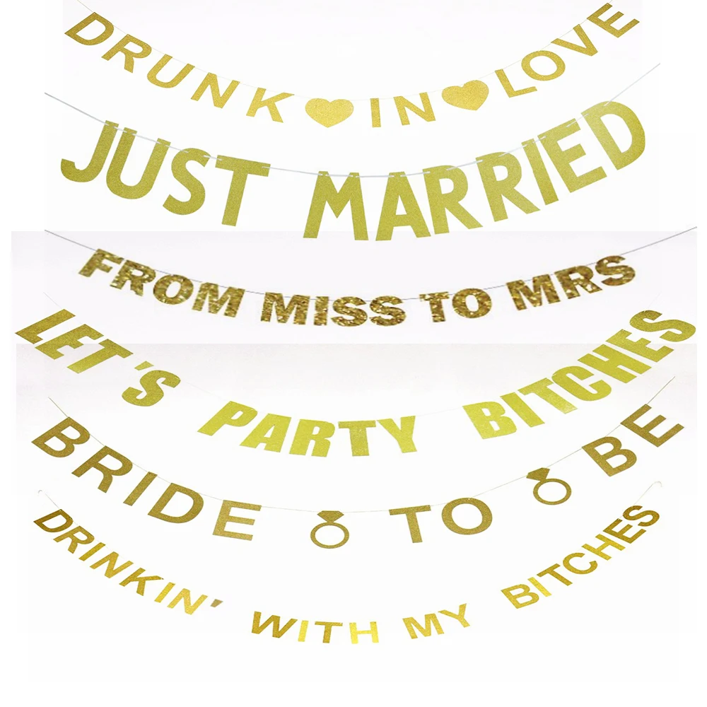 1 Pcs Drunk In Love Golden Glitter Banner Holiday Decoration, Photo Prop, Wedding Sign Wedding Party Decoraion
1 Pcs Drunk In Love Golden Glitter Banner Holiday Decoration, Photo Prop, Wedding Sign Wedding Party Decoraion