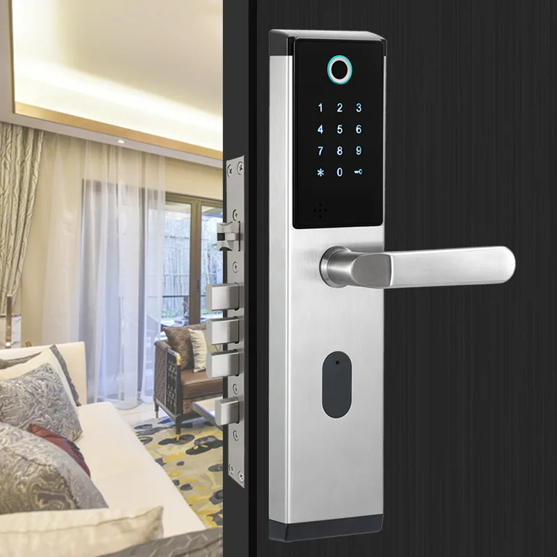 Fingerprint Lock Digital Electric Biometric Door Lock support Password & IC Card For Home security Anti-theft
Fingerprint Lock Digital Electric Biometric Door Lock support Password & IC Card For Home security Anti-theft