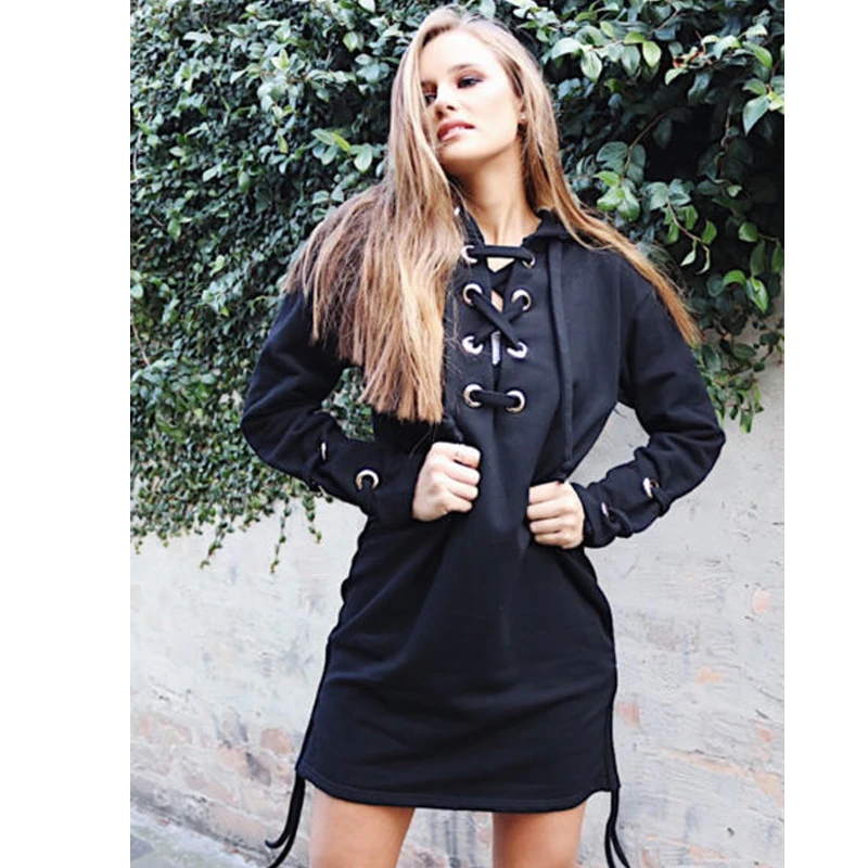 Faroonee 2019 Women Autumn Spring Bandage Hoodies Sweatshirt Casual Long Sleeve Sexy Lace Up Hoody Hooded Plus Size 2XL
Faroonee 2019 Women Autumn Spring Bandage Hoodies Sweatshirt Casual Long Sleeve Sexy Lace Up Hoody Hooded Plus Size 2XL
