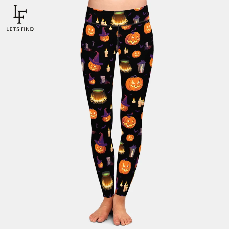 LETSFIND Fashion 3D Halloween Pumpkin Digital Print Leggings Women High Waist Plus Size Pants Fitness Stretch Leggings
LETSFIND Fashion 3D Halloween Pumpkin Digital Print Leggings Women High Waist Plus Size Pants Fitness Stretch Leggings