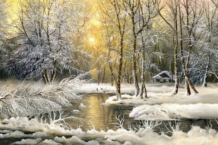 DIY frame Russian Winter Trees Snowy Nature Landscape Scenery Poster Painting Style Fabric Silk Poster Print Great Pictures
DIY frame Russian Winter Trees Snowy Nature Landscape Scenery Poster Painting Style Fabric Silk Poster Print Great Pictures