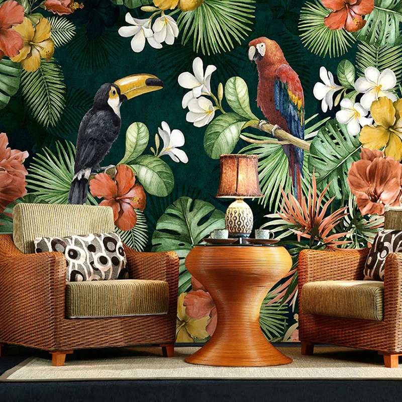 Dropshipping Fatman Tropical Wallpaper Parrot Tropical Rain Forest Plants Waterproof Wallpaper Photo Wall Mural Papel De Parede
Dropshipping Fatman Tropical Wallpaper Parrot Tropical Rain Forest Plants Waterproof Wallpaper Photo Wall Mural Papel De Parede