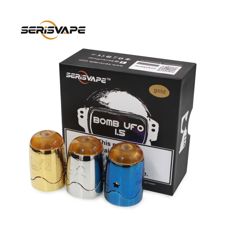 Genuine SerisVape BOMB UFO V1.5 RDTA 2ml with Two-way Airflow with Different Vapor Taste E-Cigarette Tank Mech RDA Atomizer Vape
Genuine SerisVape BOMB UFO V1.5 RDTA 2ml with Two-way Airflow with Different Vapor Taste E-Cigarette Tank Mech RDA Atomizer Vape