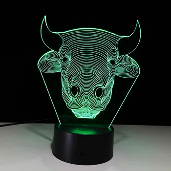 7 Color Lamp 3d Oxhead Visual Led Night Lights For Kids Touch Usb Table Lampara Lampe Baby Sleeping Nightlight Led Stick Touch
7 Color Lamp 3d Oxhead Visual Led Night Lights For Kids Touch Usb Table Lampara Lampe Baby Sleeping Nightlight Led Stick Touch