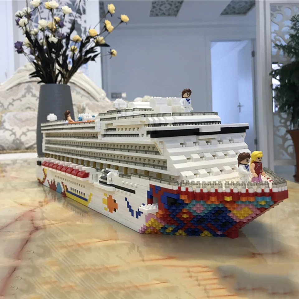 Luxury Cruise Liner Ship Big White Boat DIY Diamond Mini Building Micro Blocks Brick Assembled Toy Kids Gift
Luxury Cruise Liner Ship Big White Boat DIY Diamond Mini Building Micro Blocks Brick Assembled Toy Kids Gift