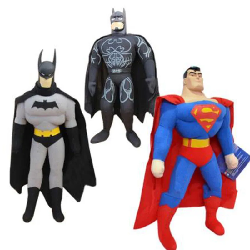 Cozfay Free Dropshipping 3Styles Movie Superman Batman Superheros Plush Toys Soft Stuffed Dolls for Kids Gifts
Cozfay Free Dropshipping 3Styles Movie Superman Batman Superheros Plush Toys Soft Stuffed Dolls for Kids Gifts