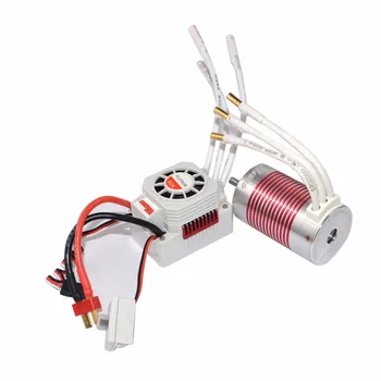 SURPASS HOBBY Platinum Set 3660 3300KV/3800kv Brushless Motor with 60A ESC Waterproof for 1/10 RC Car Truck
SURPASS HOBBY Platinum Set 3660 3300KV/3800kv Brushless Motor with 60A ESC Waterproof for 1/10 RC Car Truck
