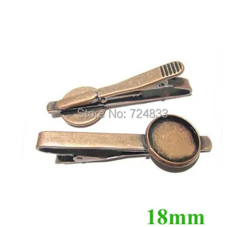 18mm Antique Copper Plated Blank Bases Round Circle Bezel Cabochon Settings Men's Tie Clips Clasps Jewelry Findings Wholesale
18mm Antique Copper Plated Blank Bases Round Circle Bezel Cabochon Settings Men's Tie Clips Clasps Jewelry Findings Wholesale