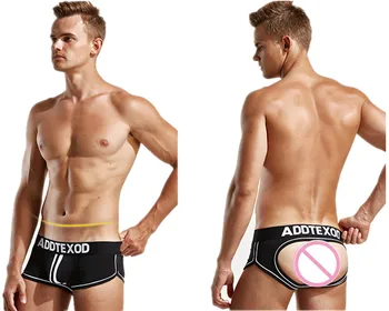 Men's Fashion Sexy Low Waist Underwear Low-cut Cotton Dew Buttocks U Convex Design Boxers
Men's Fashion Sexy Low Waist Underwear Low-cut Cotton Dew Buttocks U Convex Design Boxers
