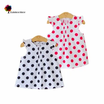 New Children Clothing Summer Girls Cute Dots Printed Flying Sleeve O-neck Fold Cotton Children Blouses
New Children Clothing Summer Girls Cute Dots Printed Flying Sleeve O-neck Fold Cotton Children Blouses