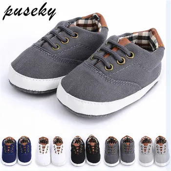 Puseky Newborn Baby Boy Shoes First Walkers Spring Autumn Baby Boy Soft Sole Shoes Infant Canvas Crib Shoes 0-18 Months
Puseky Newborn Baby Boy Shoes First Walkers Spring Autumn Baby Boy Soft Sole Shoes Infant Canvas Crib Shoes 0-18 Months