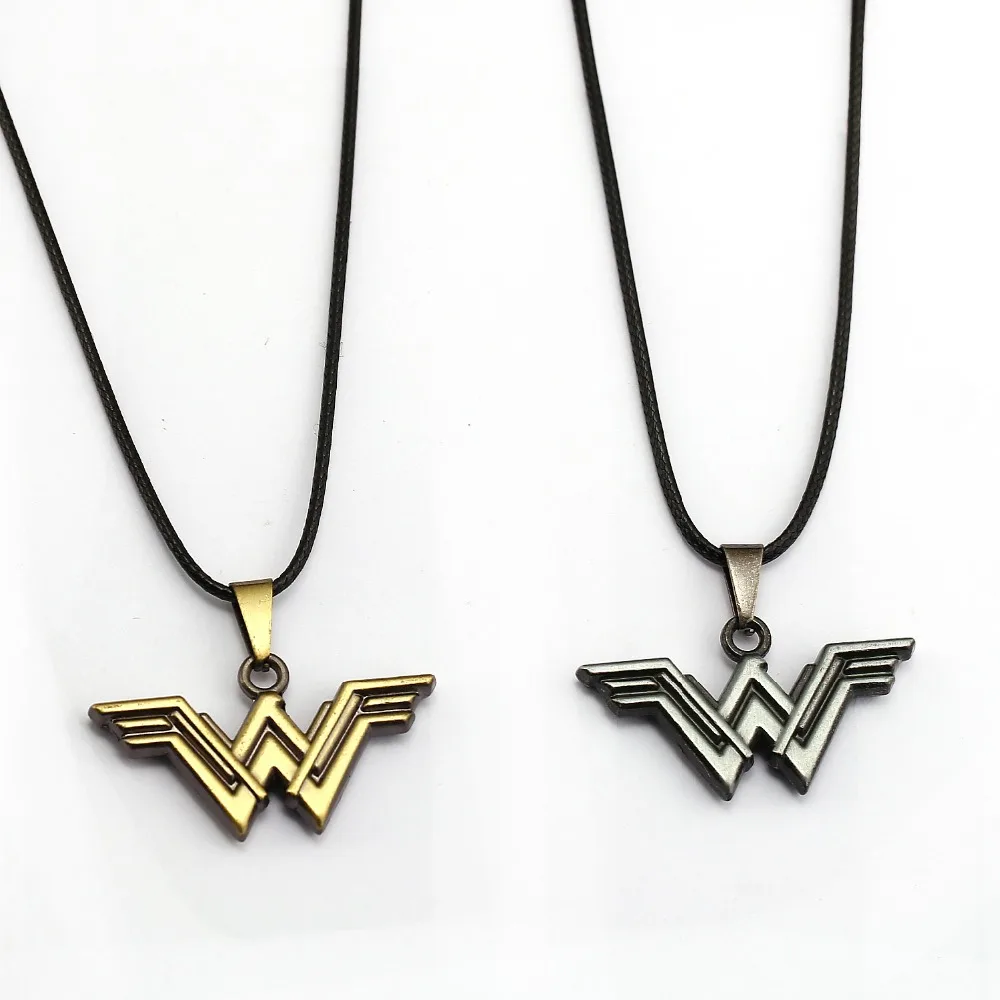 Justice League Wonder Woman Necklace Letter W Pendant Fashion Rope Chain Necklaces Women Men Charm Gifts Movie Jewelry
Justice League Wonder Woman Necklace Letter W Pendant Fashion Rope Chain Necklaces Women Men Charm Gifts Movie Jewelry