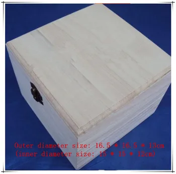 EASONOV 16.5 * 16.5 * 13cm wooden storage box square box
EASONOV 16.5 * 16.5 * 13cm wooden storage box square box
