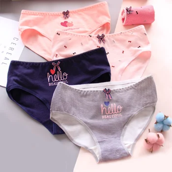 2019New Fashion 4Pcs/Lot Girl Panties Sweet Underwear Cotton Briefs Lovely Lingerie Soft Comfortable Striped Panty 863
2019New Fashion 4Pcs/Lot Girl Panties Sweet Underwear Cotton Briefs Lovely Lingerie Soft Comfortable Striped Panty 863