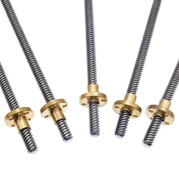 Lead Screw T8 150mm Linear Guide 3D Printers Parts helical pitch 2mm 4mm 8mm 10mm 12mm Trapezoidal Screws with nut
Lead Screw T8 150mm Linear Guide 3D Printers Parts helical pitch 2mm 4mm 8mm 10mm 12mm Trapezoidal Screws with nut