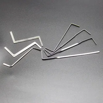 Free Shipping 7pcs Locksmith Tools Row Tension Tools Stainless Steel High Quality,Lock Pick Set for Practice Use
Free Shipping 7pcs Locksmith Tools Row Tension Tools Stainless Steel High Quality,Lock Pick Set for Practice Use