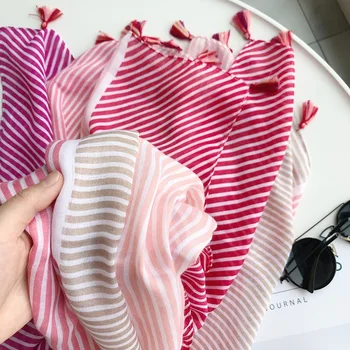 2019 Women Spring Summer Ombre Striped Viscose Scarves Hijabs Beach Stoles Lady Pashmina Shawls and Wraps Foulard Muslim Sjaal
2019 Women Spring Summer Ombre Striped Viscose Scarves Hijabs Beach Stoles Lady Pashmina Shawls and Wraps Foulard Muslim Sjaal