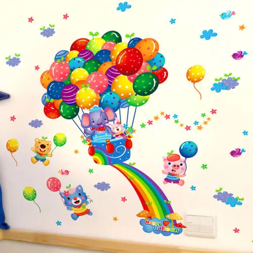 Popular Cute Creative Removable Balloon Flying Cartoon Art Wall Stickers Home Room Decal Baby Boys Girls KidsDecor
Popular Cute Creative Removable Balloon Flying Cartoon Art Wall Stickers Home Room Decal Baby Boys Girls KidsDecor