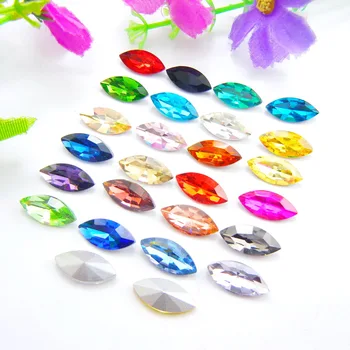 8 sizes nice glass Crystal strass horse eye Navette Marquise shape Glue on rhinestones ornament accessories diy trimming
8 sizes nice glass Crystal strass horse eye Navette Marquise shape Glue on rhinestones ornament accessories diy trimming