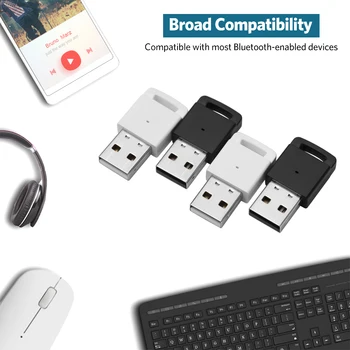 1PC Wide Compatibility USB Bluetooth 4.0 Adapter Wireless Dongle Stereo High Speed Music Receiver For PC Win 10/8
1PC Wide Compatibility USB Bluetooth 4.0 Adapter Wireless Dongle Stereo High Speed Music Receiver For PC Win 10/8