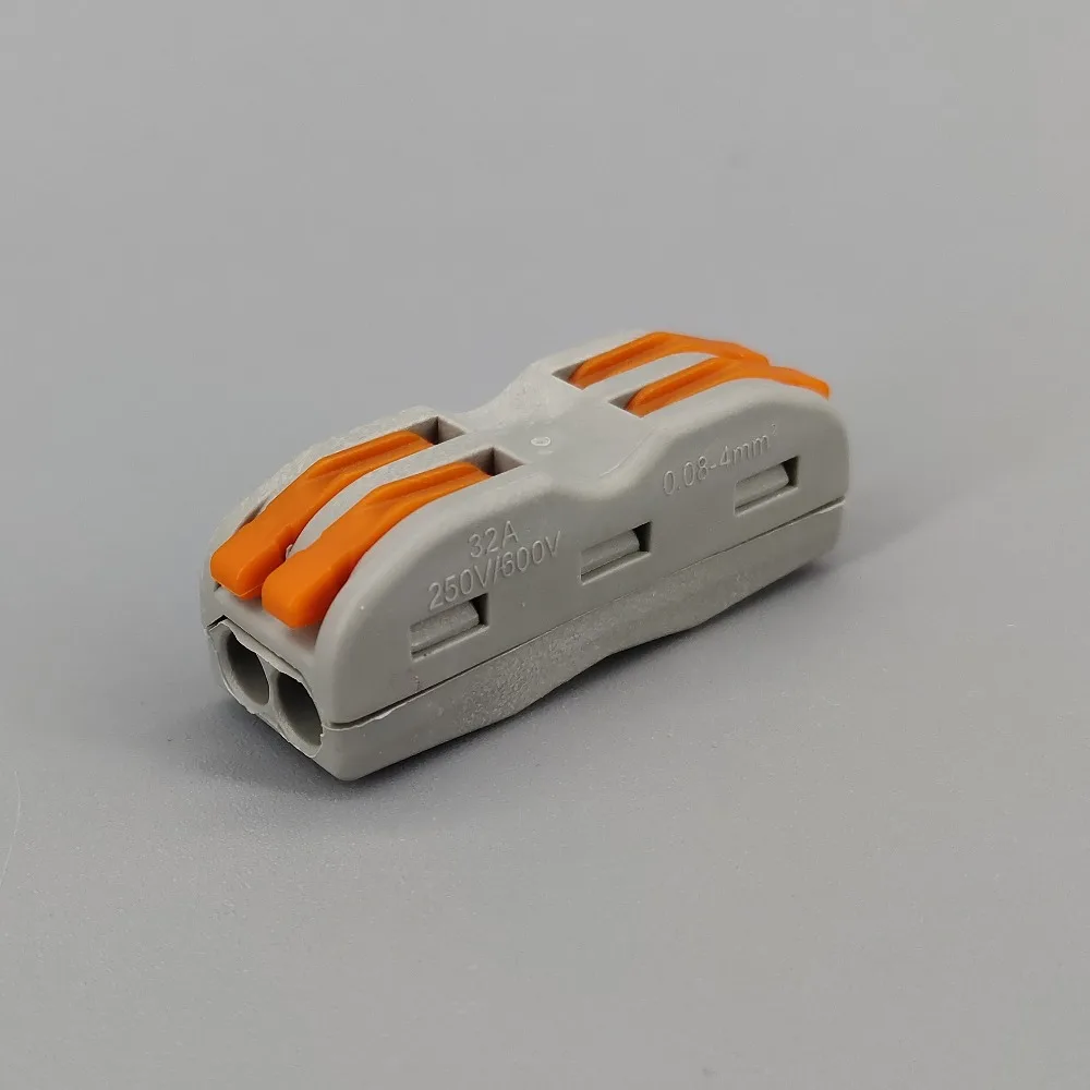 10pcs 2 Pin Universal compact wire wiring connector conductor terminal block with lever Splitter 32A
10pcs 2 Pin Universal compact wire wiring connector conductor terminal block with lever Splitter 32A