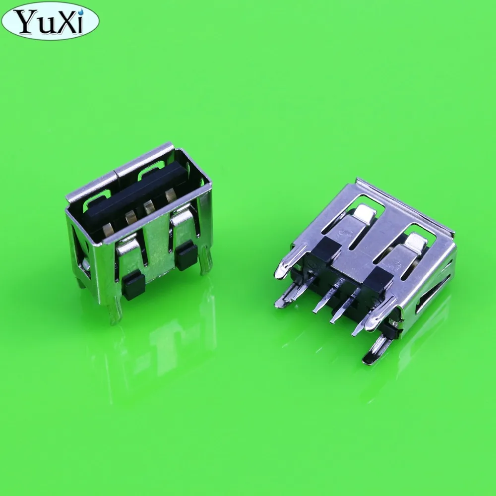 YuXi DIY A Type Flat Angle 180 Degree Female USB PCB Connector Socket USB Jack Plug
YuXi DIY A Type Flat Angle 180 Degree Female USB PCB Connector Socket USB Jack Plug