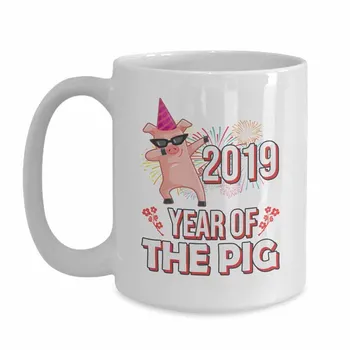 Happy New Year 2019 Mug Year Of The Pig - 11 oz White Coffee | Tea Mug Holiday Gifts For Pig Lovers
Happy New Year 2019 Mug Year Of The Pig - 11 oz White Coffee | Tea Mug Holiday Gifts For Pig Lovers