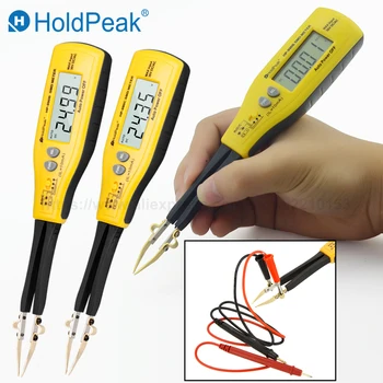 HoldPeak 990A/B/C 3000-6000 Counts SMD Tester Digital Multimeter Resistance Capacitance Meter LCR Patch Tester Diode Meter
HoldPeak 990A/B/C 3000-6000 Counts SMD Tester Digital Multimeter Resistance Capacitance Meter LCR Patch Tester Diode Meter