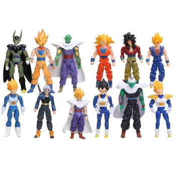 Dragon Ball Z Joint Movable Vegeta Piccolo Son Gohan Son Goku Trunks Vegetto Cell PVC Action Figure Toys 6pcs/set 13-15cm
Dragon Ball Z Joint Movable Vegeta Piccolo Son Gohan Son Goku Trunks Vegetto Cell PVC Action Figure Toys 6pcs/set 13-15cm