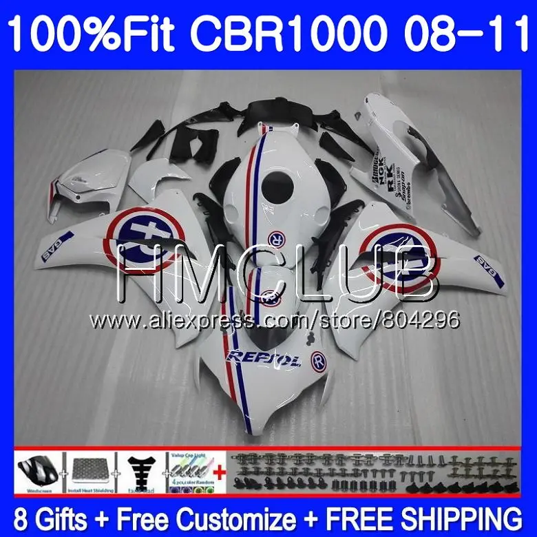 Injection For HONDA CBR1000 RR CBR1000RR 08 09 10 11 70HM22 Repsol blue R CBR 1000 RR CBR 1000RR 2008 2009 2010 2011 Fairing kit
Injection For HONDA CBR1000 RR CBR1000RR 08 09 10 11 70HM22 Repsol blue R CBR 1000 RR CBR 1000RR 2008 2009 2010 2011 Fairing kit